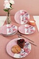 Set farfurii din ceramica pentru desert, Keramika, 275KRM1791, Ceramica , Farfurie desert: 20 cm (6 bucăți), Multicolor