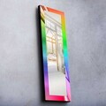 Oglinda decorativa, 40120MA-005, LEMN DE PIN, Cadru din lemn de pin (grosime: 27 mm), Multicolor