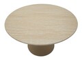 Masa dining Stockholm, Mauro Ferretti, 120x120x86 cm, MDF/fier, crem