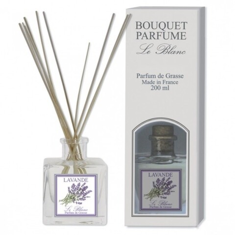 Difuzor cu parfum de camera si betisoare, Le Blanc, 200 ml, lavanda