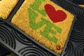 Covoras de intrare, Olivo Tappeti, Window, Love, 40 x 60 cm, cauciuc/fibra cocos, multicolor