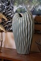 Vaza decorativa Venice, Mauro Ferretti, 27x14x46.5 cm, ceramica, verde
