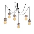 Candelabru Demre N-1198, Noor, 97 x 130 cm, 6 x E27, 100W, negru