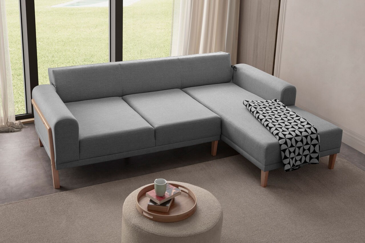Coltar, Atelier del Sofa, 752EST1350, Lemn de carpen;PAL, Gri - view 3