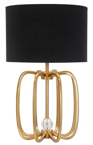 Lampa de masa glam ball, mauro ferretti, 1 x e27, 40w, Ø38x62 cm, fier/poliester