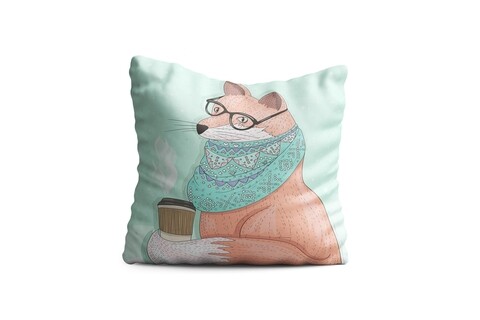 Perna decorativa benjamin, oyo kids, 43x43 cm, poliester, multicolor