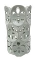 Vaza Petal, Mauro Ferretti, Ø 14x25.5 cm, portelan, gri