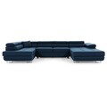 Coltar extensibil stanga 6 locuri ELTAP, Rod-22, Rodrigo, 345x202x90 cm, lemn/poliester, verde deschis/alb