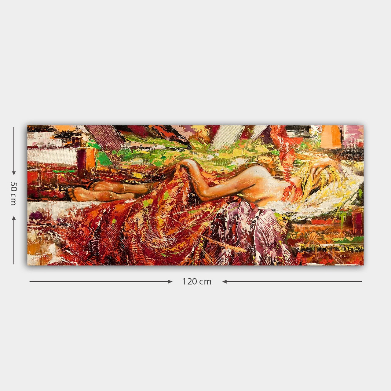 Tablou decorativ, YTY42042493_50120, Cadru: 100% LEMN (grosime: 3 cm), Multicolor - view 3