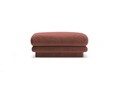 Taburet, Torino-184, Micadoni Home, 80x80x41 cm, catifea, maro cuoio