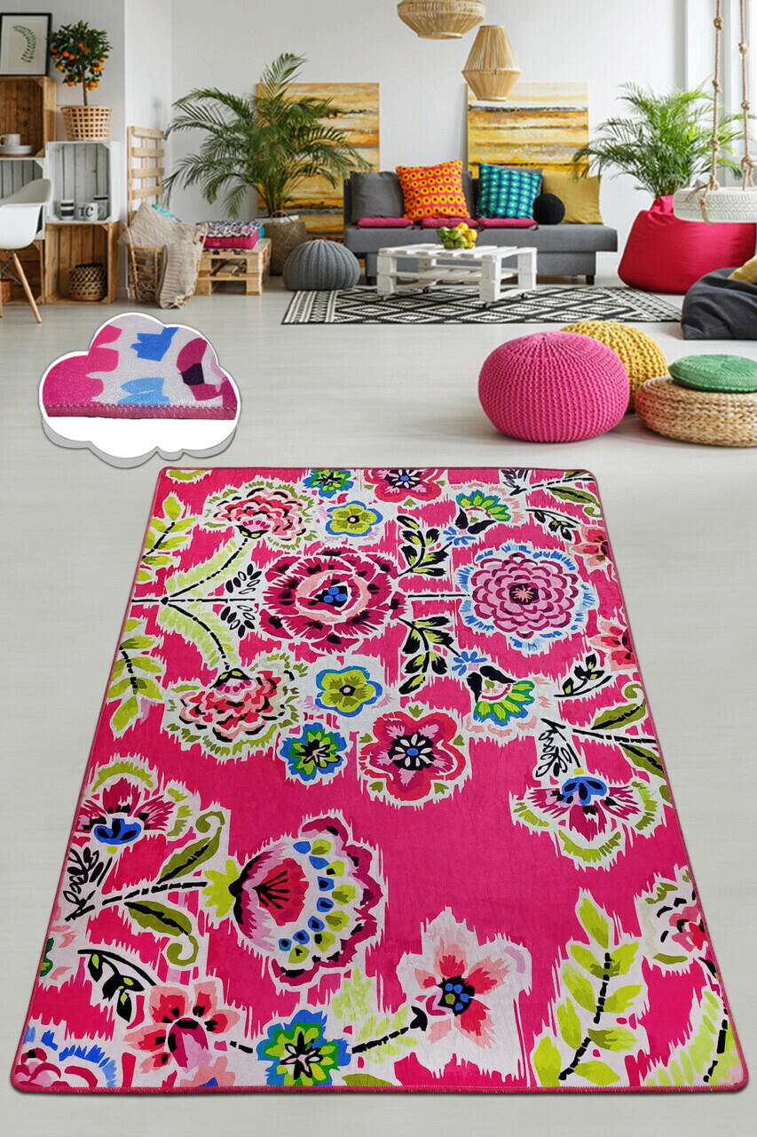 Covor, Bouquet Djt, 80x200 cm, Multicolor