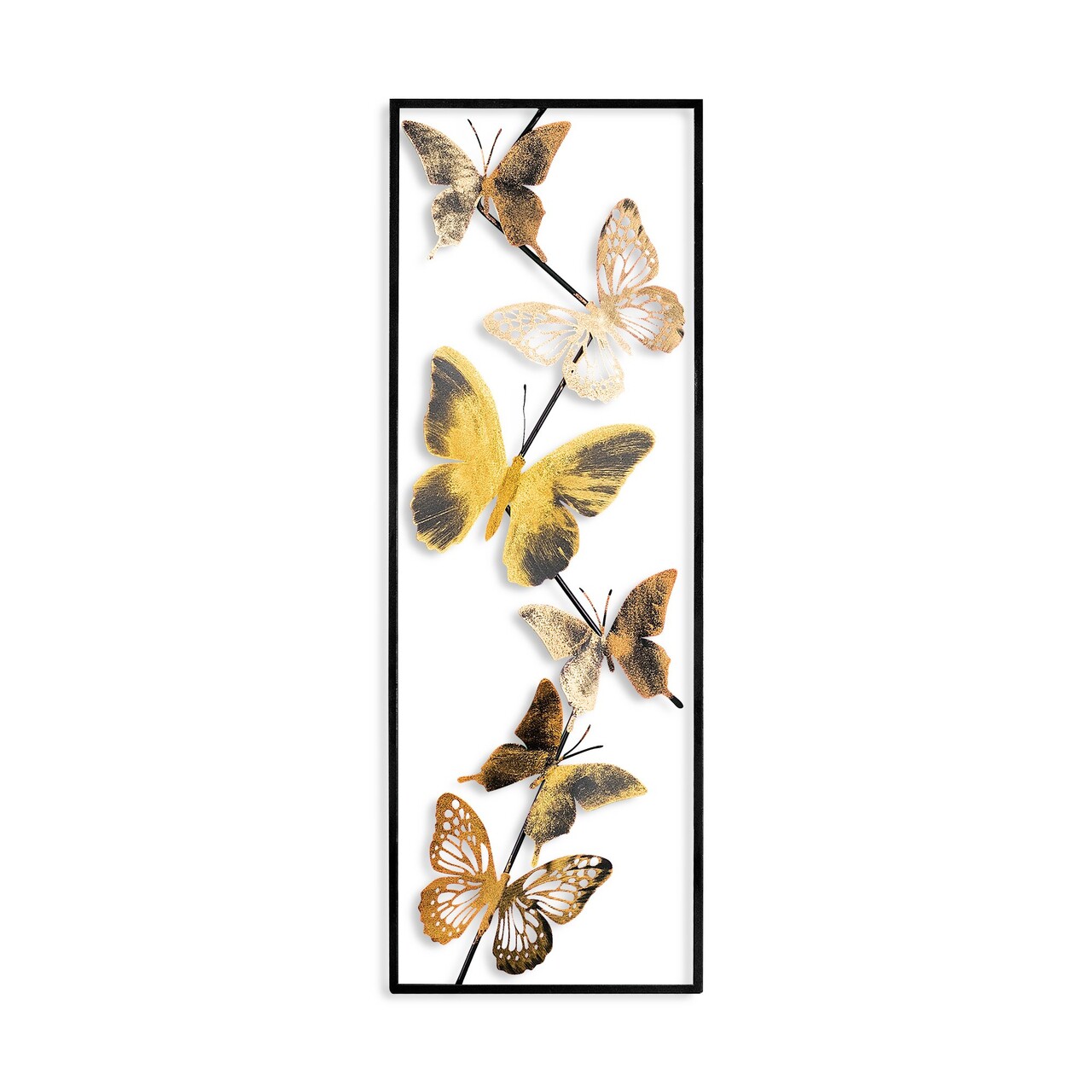 Decoratiune de perete, Tavus 3, Dimensiuni: 32 x 90 x 4 cm, Multicolor - view 6