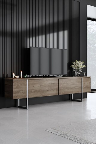 Comoda TV, Bexley, Luxe, Nuc / Argint