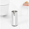 Suport role rezerva hartie igienica, Brabantia, Balance Brilliant, 13.2x13.2x32.1 cm, otel, argintiu