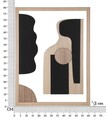 Decoratiune de perete Astry -A, Mauro Ferretti, 60x80 cm, MDF, multicolor