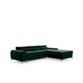 Coltar extensibil dreapta 3 locuri ELTAP, RT-35LO, Grayson, 278x205x92 cm, lemn/poliester, verde inchis