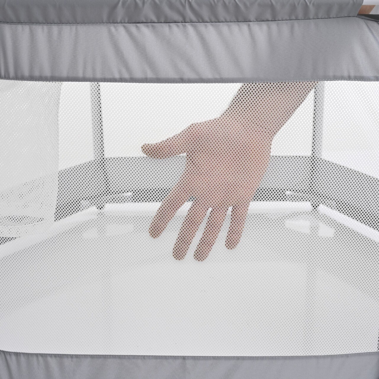 Piscina cu bile, Wallxpert, Ball Pitt, Plastic, Gri - view 7