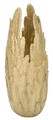 Vaza decorativa Feathers, Mauro Ferretti, 32x34x80 cm, polirasina, auriu