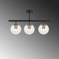 Lustra, Fulgor, 942FLG1111, Metal, Negru/Maro antic