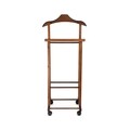 Suport imbracaminte, Compactor, Hector, 33 x 28 x 97 cm, lemn, maro
