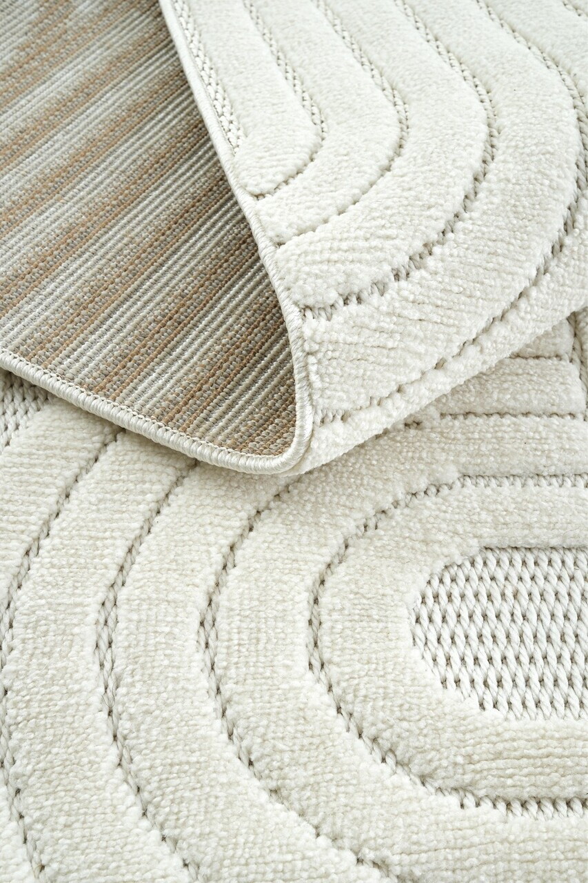 Covor, Stone 1090, 160x230 cm, Fibre naturale, Crem — imaginea 2