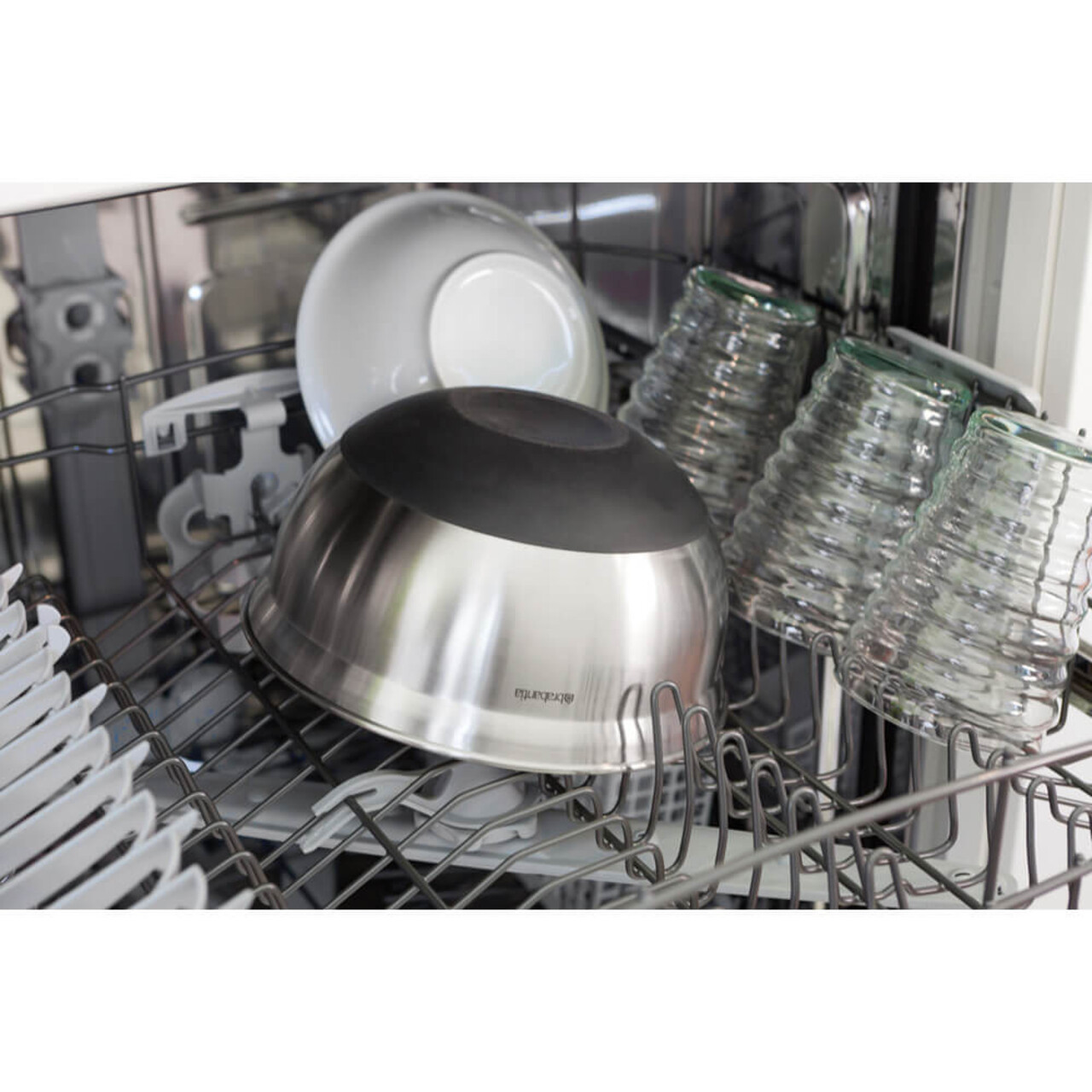 Bol pentru mixat, Brabantia, Matt, 21.7x11 cm, 1.6 L, inox, argintiu mat