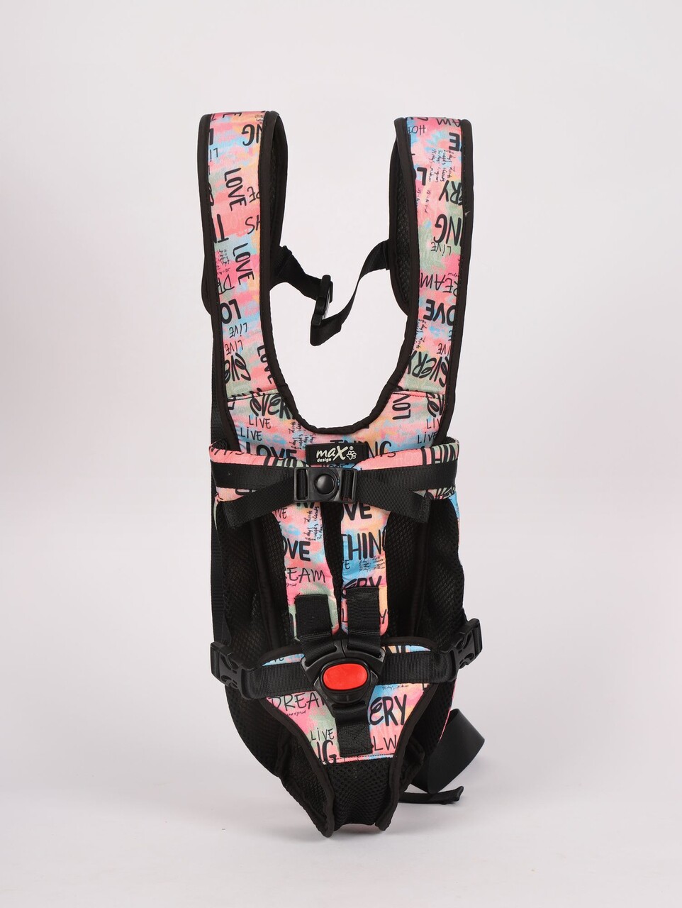 Transportor frontal pentru câini, Paws &amp; Whiskers, Premium, Roz - imagine 2