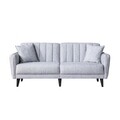 Set canapea extensibilă, Unique Design, 867UNQ1678, Lemn de carpen, Gri