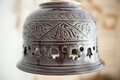 Lustra Radacini Laleaua cenusie, Deco Republic, E27, 1x60W, ceramica autentica Corund