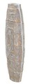 Vaza  Eclips Tower, Mauro Ferretti, 24x11.5x59.5 cm, polirasina, auriu/alb
