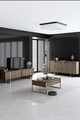 Consola, Bexley, Luxe, 160x35x80 cm, PAL, Nuc / Aur