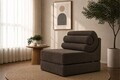 Fotoliu extensibil, Atelier del Sofa, 560ARE5305, Gri inchis