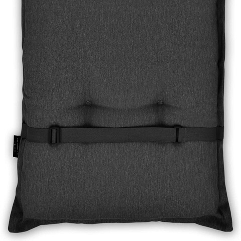 Perna scaun cu spatar, Panama Grey, L.105 l.50 cm, poliester, gri