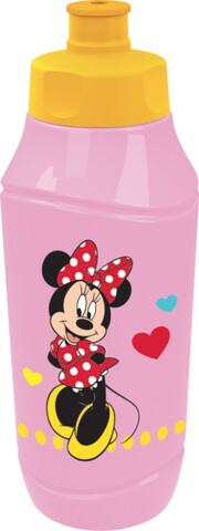 Recipient apa minnie, disney, 375 ml, plastic, roz