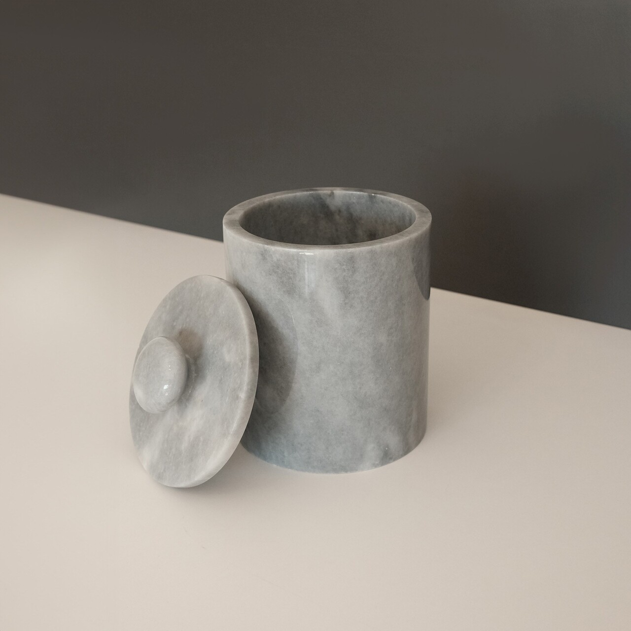 Cos de gunoi, Arte Del Marmo, MAR07180206D, Marmura Verona gri, Gri - 1 | YEO