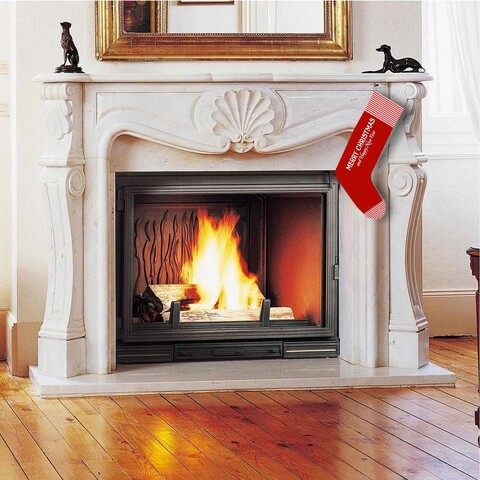 Soseta decorativa christmas, crp002, 35x18 cm, bumbac, multicolor