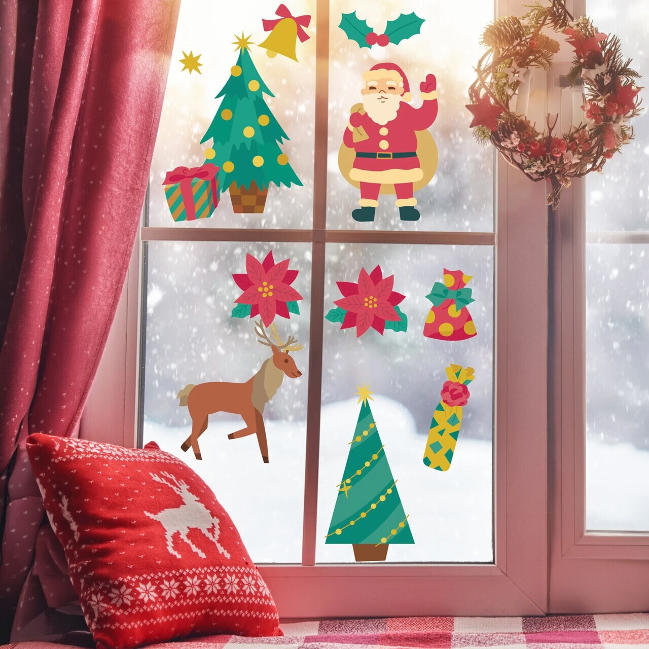 Sticker decorativ, 309028, 30 x 50 cm, Multicolor