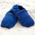 Papuci cu incalzire la microunde InnovaGoods Azul, marime universala, poliester/seminte in