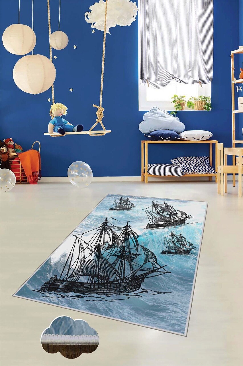 Covor De Hol, HMNT463, 100x300 Cm, Poliester, Multicolor