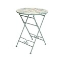 Masa pentru gradina Panama Mosaic, Decoris, 60x75 cm, verde