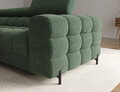 Coltar extensibil dreapta 3 locuri ELTAP, LT-35AMO, Felro, 285x181x93 cm, lemn/poliester, verde inchis