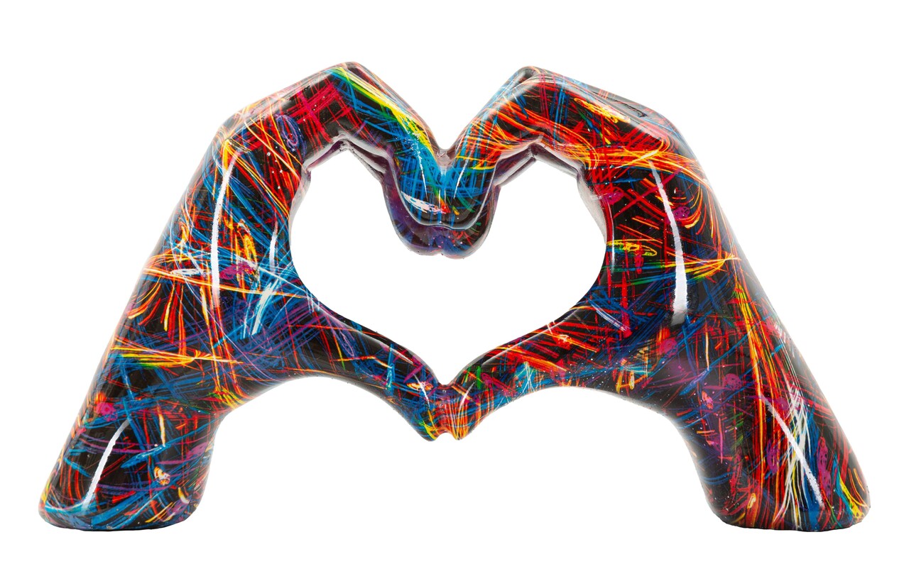 Decoratiune, Mauro Ferretti, Lover Psyco, 25x7.5x13.5 cm, polirasina, multicolor - imagine 6