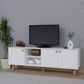 Comoda TV, Miwood, Bohemian 1600-70, Alb