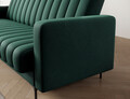Canapea extensibila 3 locuri ELTAP, Roneyy, 212x89x86 cm, lemn/poliester, verde