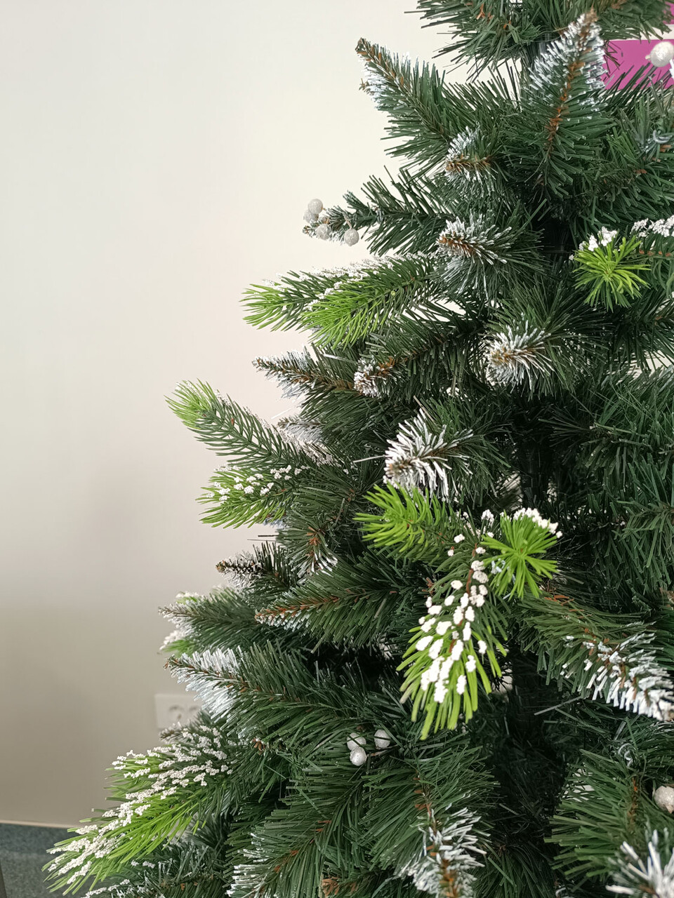 Brad artificial Christmas Deluxe by Sersimo, Diamant, 2D+3D, 180cm — imaginea 14