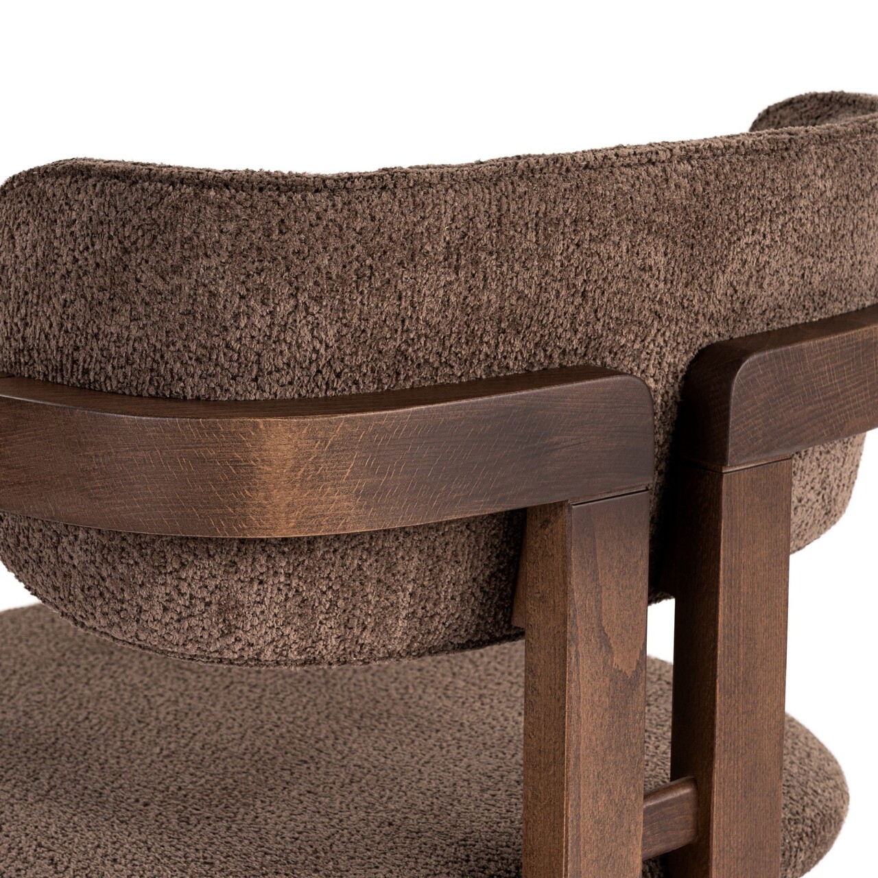 Scaun, Hanah Home, Toscana, 54x76x54 cm, Maro / Nuc închis - view 5
