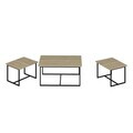 Masuta de cafea, Hanah Home, Levada, 90.45.45x37.42.37x60.52.52 cm, Bona / Stejar