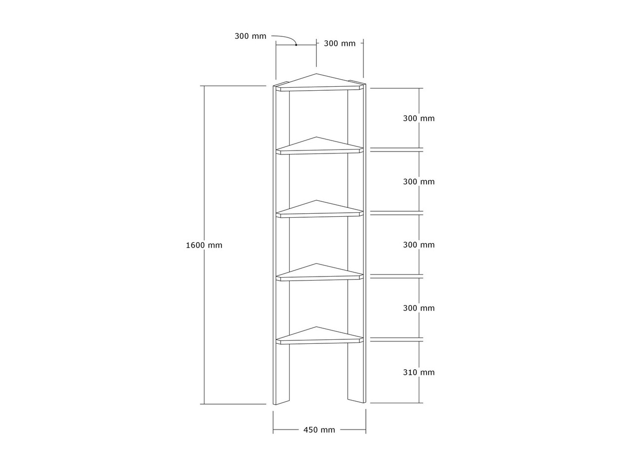 Corp biblioteca, Asse Home, Göreme, 45x160x30 cm, Maro