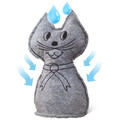Dezumidificator Cat, Wenko, 12x13x27 cm, poliester, gri