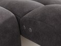 Coltar extensibil stanga 3 locuri ELTAP, Ceedro, 283x165x98 cm, lemn/poliester, gri